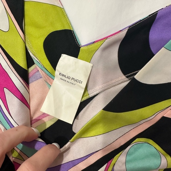 Emilio Pucci Colorful Swirl Tank Top - Picture 2 of 2